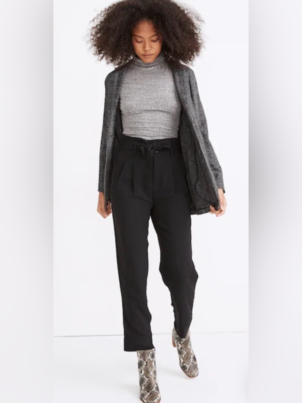 Madewell Drapey Paperbag Pants